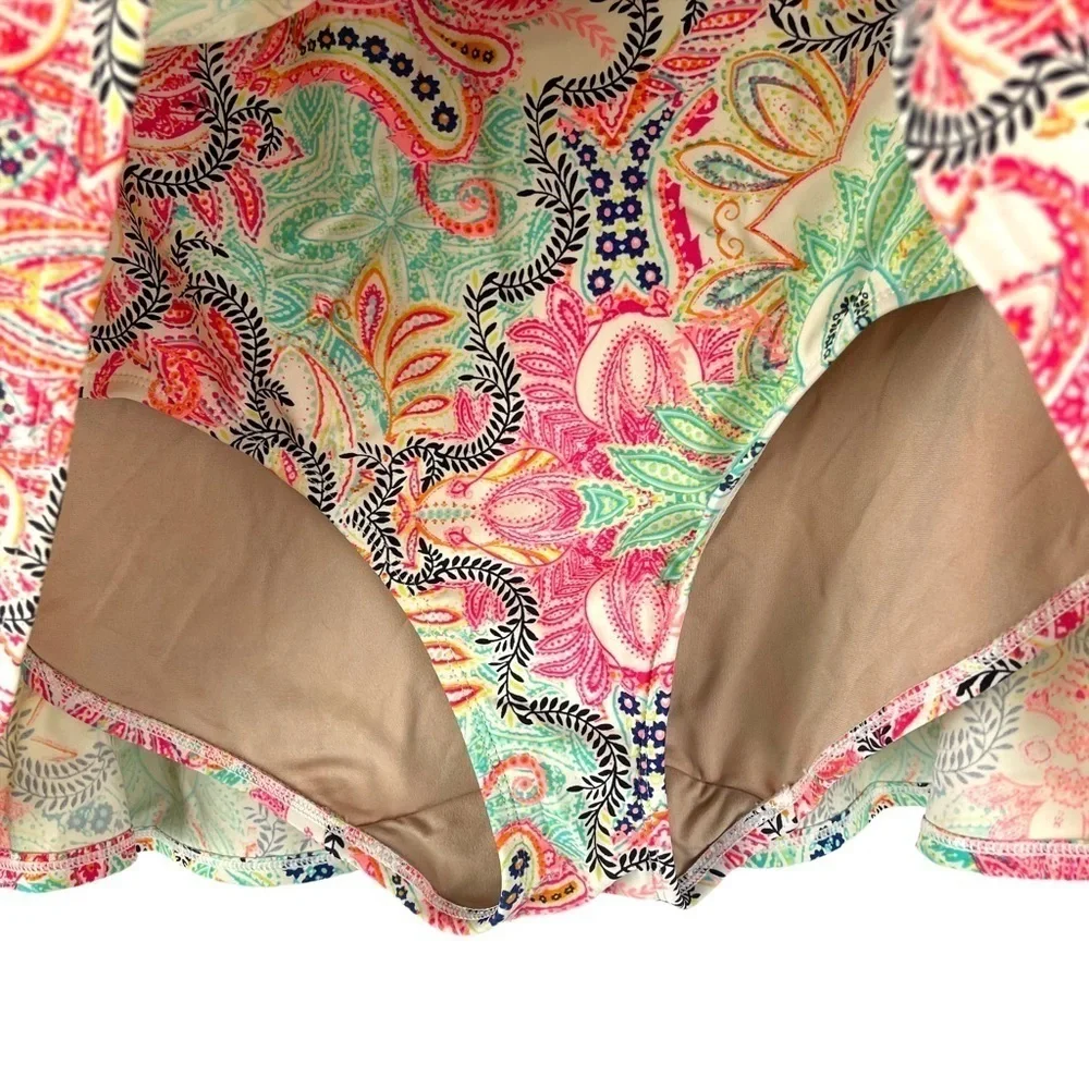 Swim by Cacique Paisley Swim Trunk Bottoms Size 26